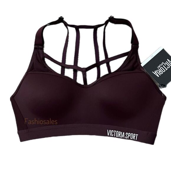 Victorias Secret Incredible Lightweight Max Maximum Support sport bra wine - Picture 2 of 4